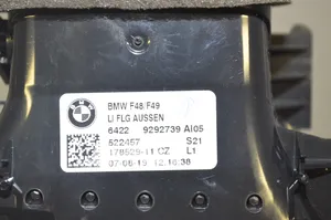 BMW X1 F48 F49 Boczna kratka nawiewu deski rozdzielczej 9292739