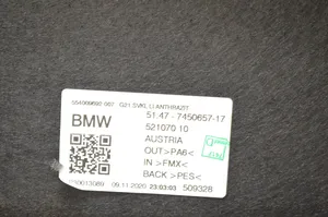 BMW 3 G20 G21 Panneau, garniture de coffre latérale 7450657