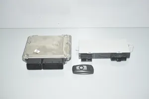 BMW X3 F25 Juego de cerradura y set ECU del motor 8574091