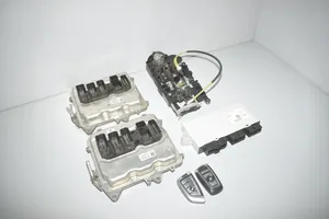 BMW 6 F06 Gran coupe Juego de cerradura y set ECU del motor 7540738