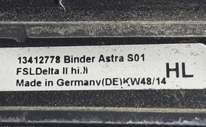Opel Astra J Rivestimento portiera posteriore (modanatura) 13412778