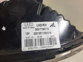 Fiat Punto (199) Lampa zderzaka tylnego 00517180110