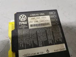 Volkswagen Polo IV 9N3 Centralina/modulo airbag 6Q0909605S