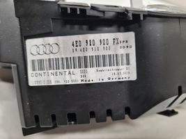 Audi A8 S8 D3 4E Nopeusmittari (mittaristo) 4E0920900FX