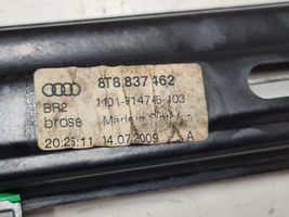 Audi A5 8T 8F Mechanizm podnoszenia szyby przedniej bez silnika 8T8837462