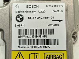 BMW X3 E83 Oro pagalvių valdymo blokas 6577342458101