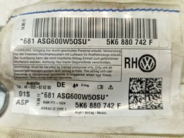 Volkswagen Golf VI Stogo oro pagalvė (užuolaida) 5K6880742F