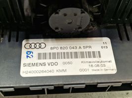 Audi A3 S3 8P Ilmastoinnin ohjainlaite 8P0820043A