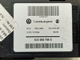 Volkswagen Touareg I Motorino alzacristalli della portiera posteriore 3D0959795E