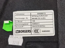 Audi Q5 SQ5 Wykładzina bagażnika 8R0861531A