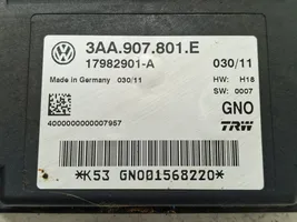 Volkswagen PASSAT B7 Rankinio stabdžio valdymo blokas 3AA907801E