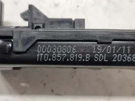 Volkswagen PASSAT B7 Rail de réglage hauteur de ceinture de sécurité 1T0857819B