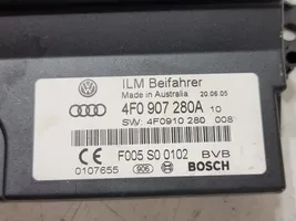 Audi A6 S6 C6 4F Module de commande de frein à main 4F0907280A