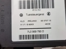 Volkswagen Touareg I Moteur de lève-vitre de porte avant 7L0959793D