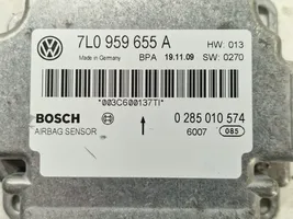 Volkswagen Touareg I Oro pagalvių valdymo blokas 7L0959655A