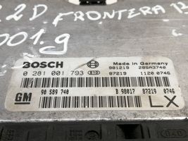 Opel Frontera B Engine control unit/module 0281001793