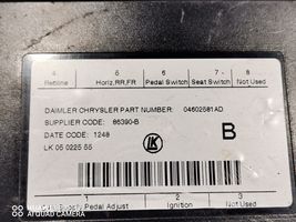Chrysler Voyager Modulo di controllo sedile 04602581AD