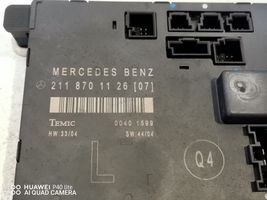 Mercedes-Benz E W211 Oven ohjainlaite/moduuli 2118701126