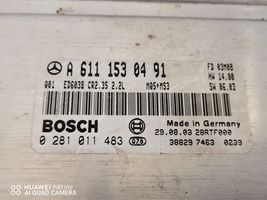 Mercedes-Benz Sprinter W901 W902 W903 W904 Centralina/modulo del motore 0281011483