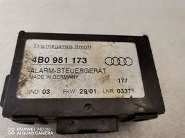 Audi A6 Allroad C5 Hälytyksen ohjainlaite/moduuli 4B0951173