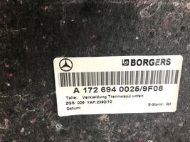 Mercedes-Benz SLK R172 Wykładzina podłogowa bagażnika A1726940025