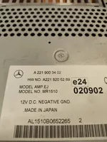 Mercedes-Benz S W221 Radio/CD/DVD/GPS-pääyksikkö A2218205289