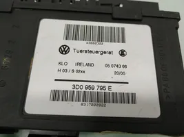 Volkswagen Touareg I Silniczek podnoszenia szyby drzwi tylnych 3D0959795E