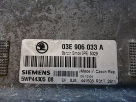 Skoda Fabia Mk1 (6Y) Sterownik / Moduł ECU 03E906033A