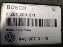 Volkswagen PASSAT B3 Moottorin ohjainlaite/moduuli 443907311D