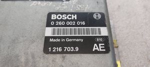 BMW 7 E32 Pavarų dėžės valdymo blokas 0260002016