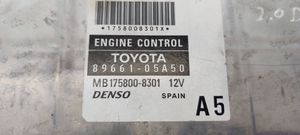 Toyota Avensis T250 Motorsteuergerät/-modul 8966105A50