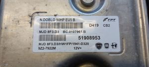 Fiat Doblo Calculateur moteur ECU 51908953