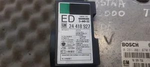 Opel Astra G Komputer / Sterownik ECU i komplet kluczy 0281001670