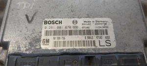 Opel Astra G Komputer / Sterownik ECU i komplet kluczy 0281001670