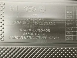 Hyundai Tucson TL Tappetino di rivestimento del bagagliaio/baule di gomma 85716N7000