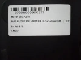Ford Escort Moteur RFS
