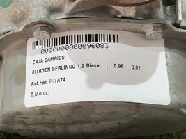 Citroen Berlingo Manual 6 speed gearbox 20TA74