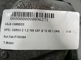 Opel Corsa C Manuaalinen 6-portainen vaihdelaatikko F13C394