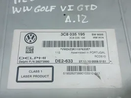Volkswagen Golf VI Monitori/näyttö/pieni näyttö 3C8035195