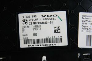 BMW 3 GT F34 Tachimetro (quadro strumenti) K002585