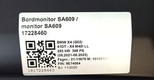 BMW X4 G02 Ekranas/ displėjus/ ekraniukas 021958