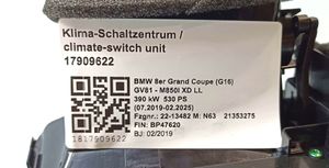 BMW 8 G16 Unité de contrôle climatique 024015