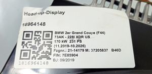 BMW 2 F44 Экран дисплея вверх 021612