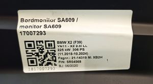 BMW X2 F39 Monitor / wyświetlacz / ekran 022952