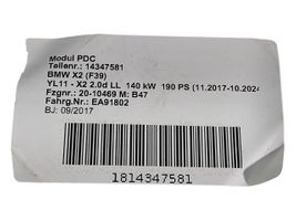 BMW X2 F39 Pysäköintitutkan (PCD) ohjainlaite/moduuli 7938191