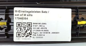 BMW M3 Listwa tapicerki drzwi przednich 024085