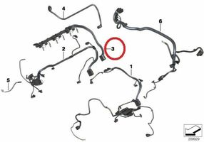 BMW 1 E82 E88 Engine installation wiring loom K01233