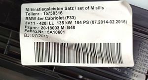 BMW 4 F32 F33 Einstiegsleiste Zierleiste vorne 027324