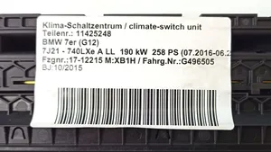 BMW 7 G11 G12 Panel klimatyzacji 027650