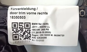 BMW 5 G30 G31 Ozdoba tunelu środkowego 028175